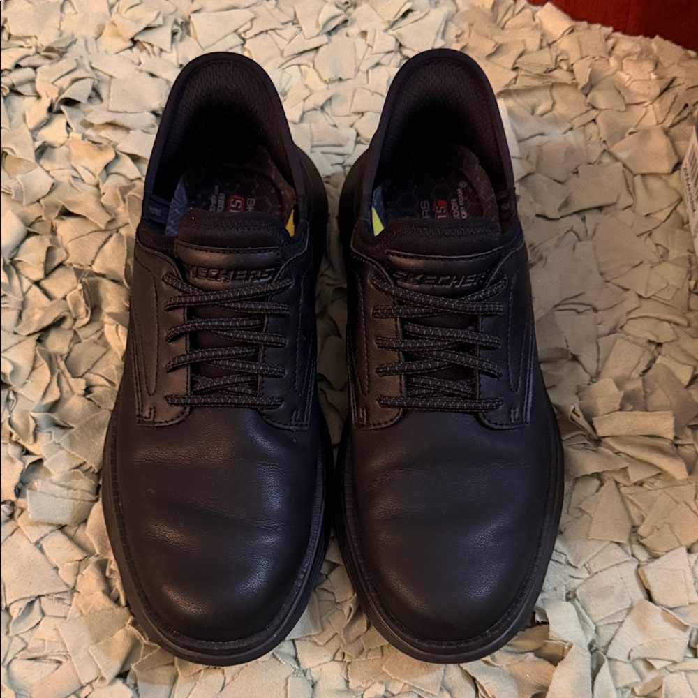 Skechers Men's Black Slip-Ons